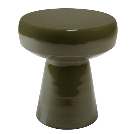 Table d'appoint design en fer couleur vert sapin | Collection HORTENSE