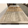 SECONDE MAIN - Table de jardin en bois Teck - 10/12 pers