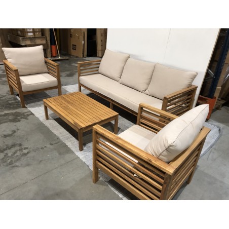 5-seater acacia garden furniture set | Second life