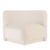 Set: 1-seater sofa with backrest + 3 footstools | LEOPOLD Collection