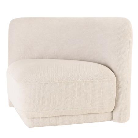 Set: 1-seater sofa with backrest + 3 footstools | LEOPOLD Collection