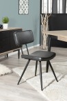 Lot de 2 chaises James noir | Seconde Main