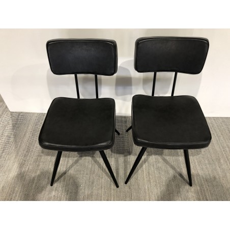 Set of 2 James chairs in black | Second-hand