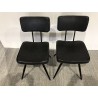 Set of 2 James chairs in black | Second-hand
