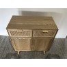 Buffet couleur naturelle 2 tiroirs 2 portes bois cannage | Seconde Main