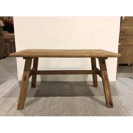 Table à manger 140x75cm bois Pin recyclé | Seconde Main