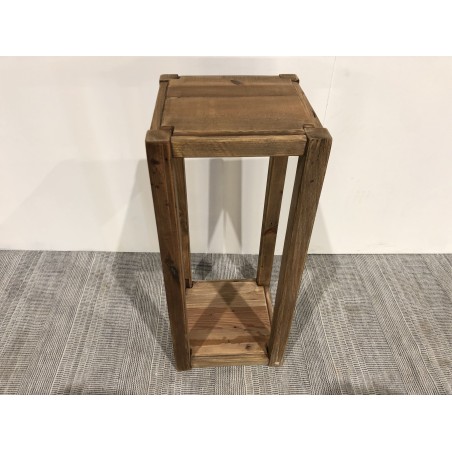 Brown recycled pine wood saddle - Second-hand - Fast delivery