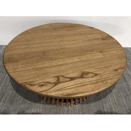 Table basse ronde pied central | Seconde Vie