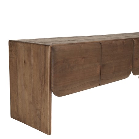 4-drawer TV cabinet in mindi wood | ROMY Collection | Macabane