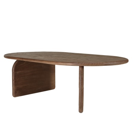 Table basse 140cm forme organique en bois de mindi | Collection Romy
