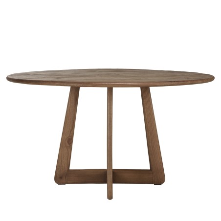 Table à manger ronde 140x140cm en bois de mindi | Collection Romy