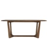 ROMY - Rectangular dining table 200x100cm mindi wood