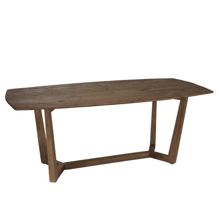 ROMY - Table à manger rectangulaire 200x100cm bois de mindi