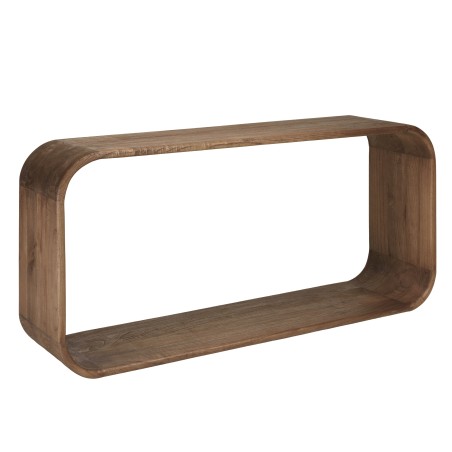 Console design arrondi en bois de mindi | Collection Romy | Macabane