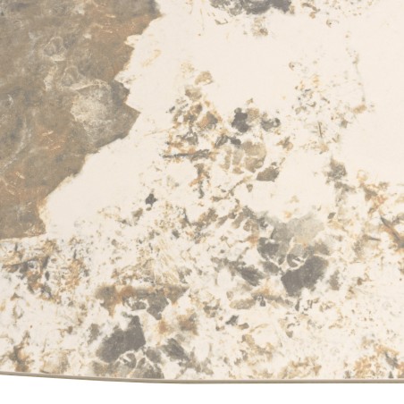 Dining table 200x90cm ceramic top with wooden legs | Ugo Collection