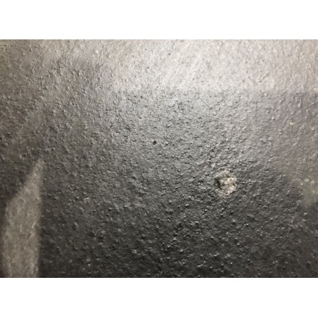 SECONDE MAIN - Table à manger 220x100cm plateau noir effet pierre