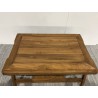 SECOND-HAND - rectangular coffee table with double top in teak