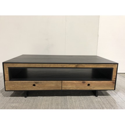 Table basse en bois de pin recyclé | Seconde Main