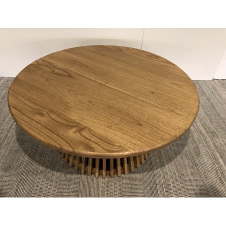 Table basse ronde pied central | Seconde Vie