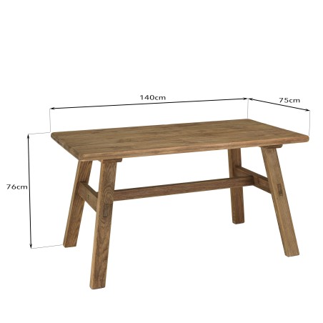 Table à manger 140x75cm bois | Seconde Main