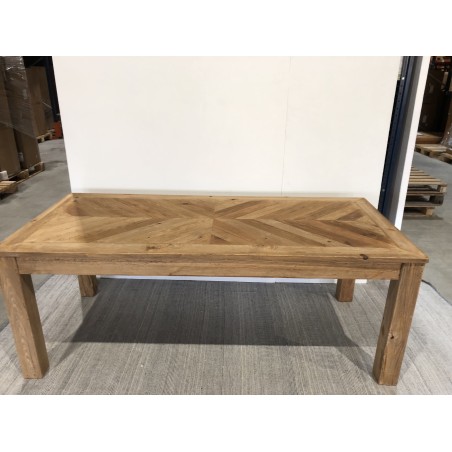 SECOND-HAND - Brown dining table 200x90cm Recycled pine