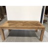 SECOND-HAND - Brown dining table 200x90cm Recycled pine