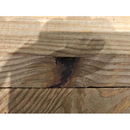 SECONDE MAIN - Table à manger marron 200x90cm Pin recyclé