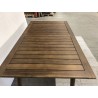Garden table for 8/10 people, 180/240x100x75 cm, made of acacia wood | Second Life