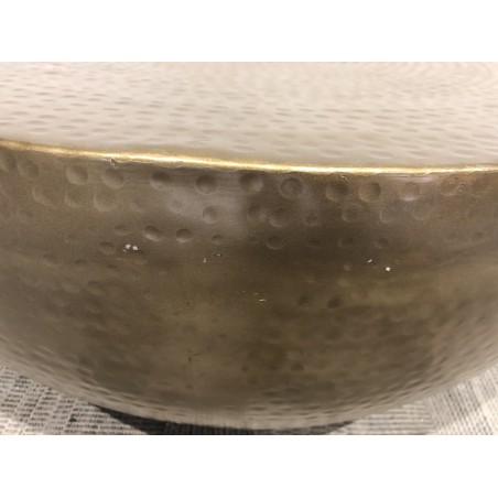 Antique gold round shell coffee table | Second-hand