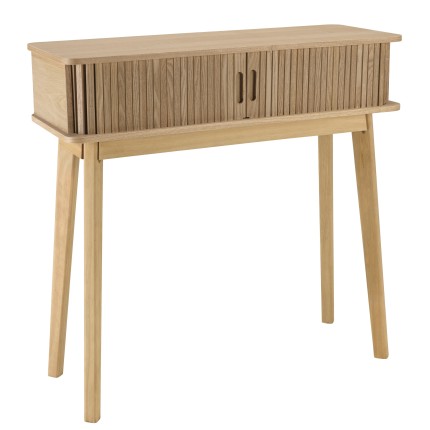 Console 80x30cm en bois couleur naturelle | Macabane