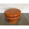 Neon orange side table - Second-hand
