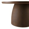 Round brown concrete coffee table, 80cm diameter | Macabane