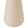 40x40 side table in mango wood with ivory-coloured legs | Macabane