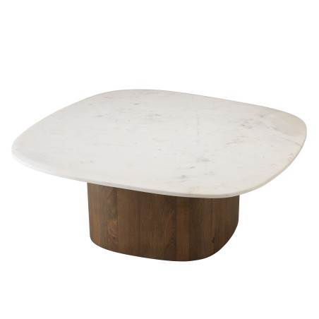 Coffee table, 80x75 cm, with white marble top | Macbane Furniture