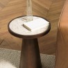 Table d'appoint avec plateau en marbre | Meubles Macabane