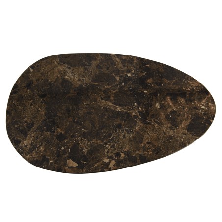 Brown ceramic-topped coffee table | Macabane Furniture