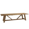 Recycled teak garden dining table | Macabane Furniture