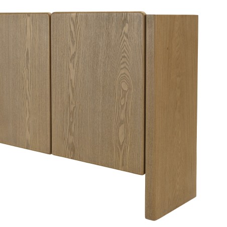 Natural-coloured sideboard with 4 doors | Macabane Furniture
