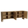 Dressoir naturel met 4 deuren | Macabane Meubelen