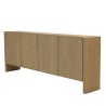 Dressoir naturel met 4 deuren | Macabane Meubelen