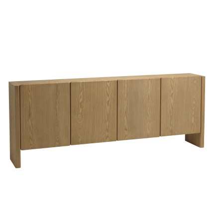 Buffet couleur naturelle avec 4 portes | Meubles Macabane