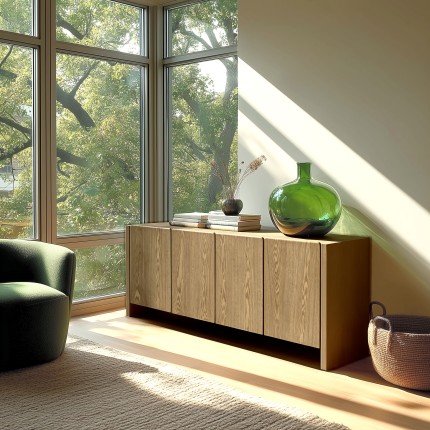 Sideboard with rounded doors | Macabane Furniture