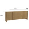 Sideboard with rounded doors | Macabane Furniture
