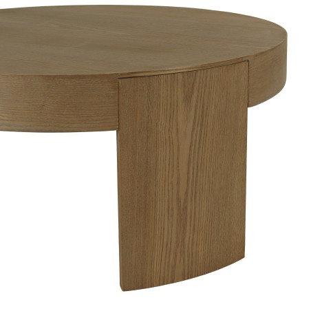 Runder Couchtisch naturfarben | Macabane Möbel