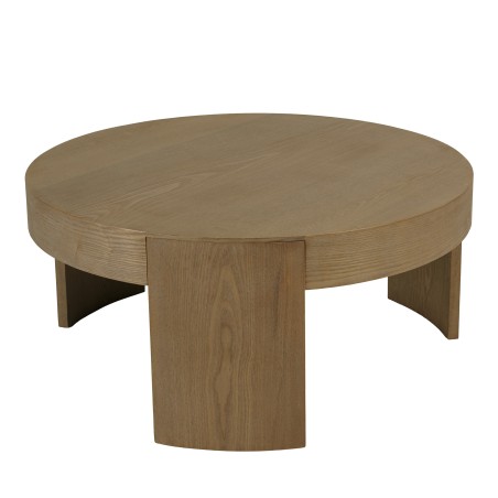 Runder Couchtisch naturfarben | Macabane Möbel