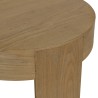Runder Beistelltisch Holz naturfarben | Macabane Möbel