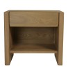 Natural-coloured wooden bedside table - Macabane Furniture