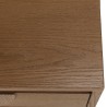 Wooden bedside table with rounded design | Macabane Furniture
