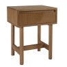 Wooden bedside table with rounded design | Macabane Furniture