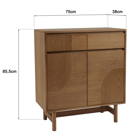 Natural-coloured wooden sideboard | Macabane Furniture